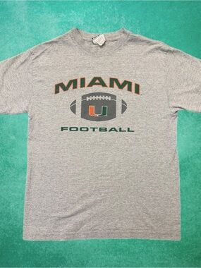 Y2K Miami Hurricanes Football Foot Locker Shirt